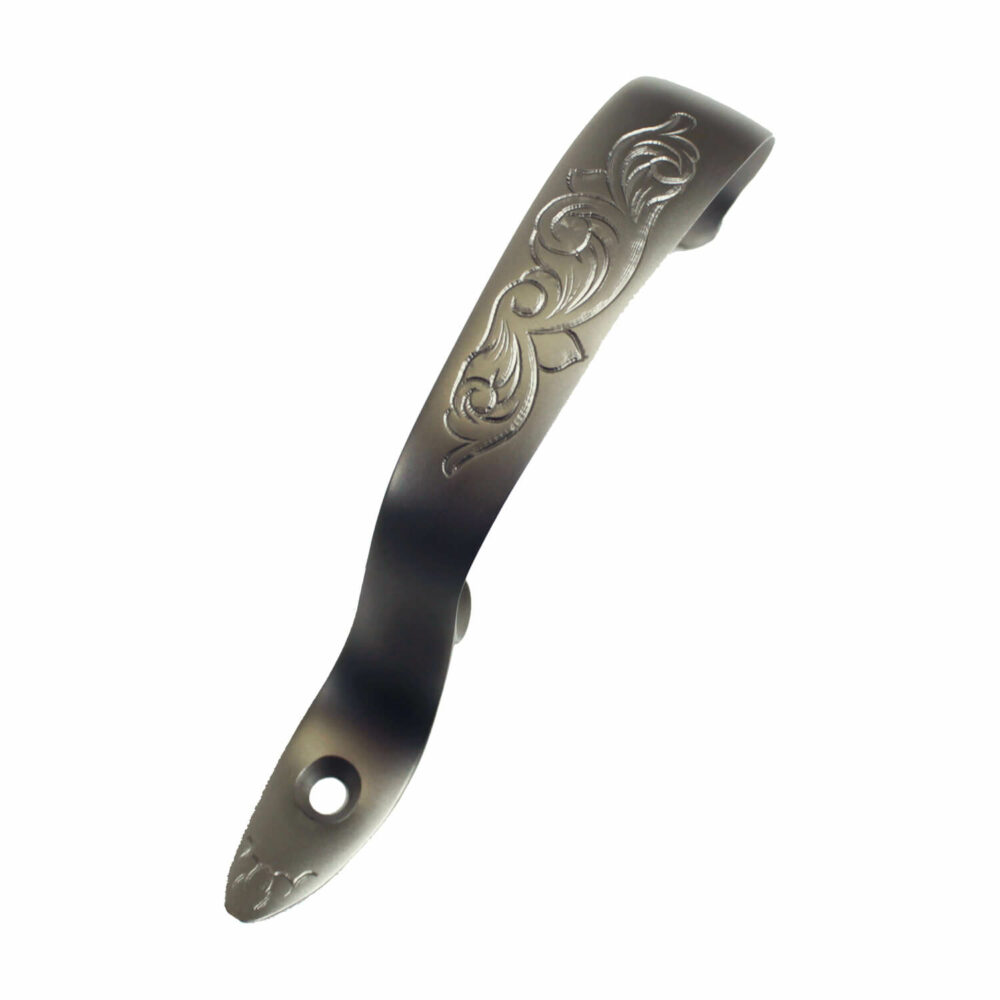 K-80 Trigger Guard, Nickel, Super Scroll