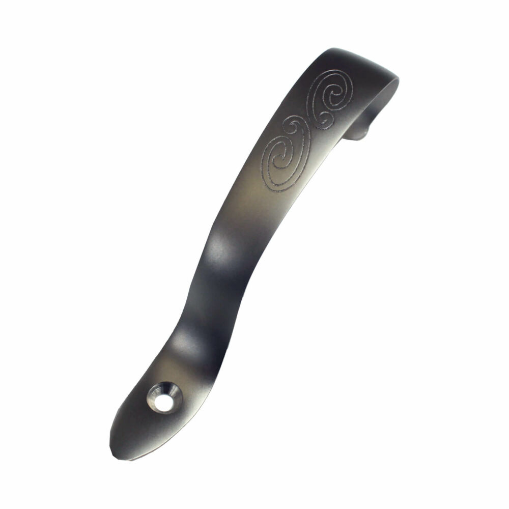 K-80 Trigger Guard, Nickel, Celtic Scroll